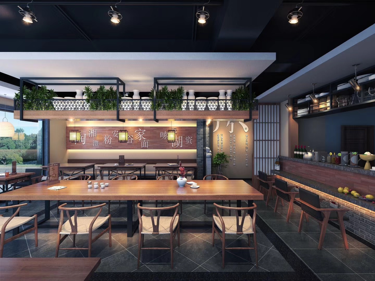 廣州展館設(shè)計方案陶家湖-餐飲店鋪設(shè)計