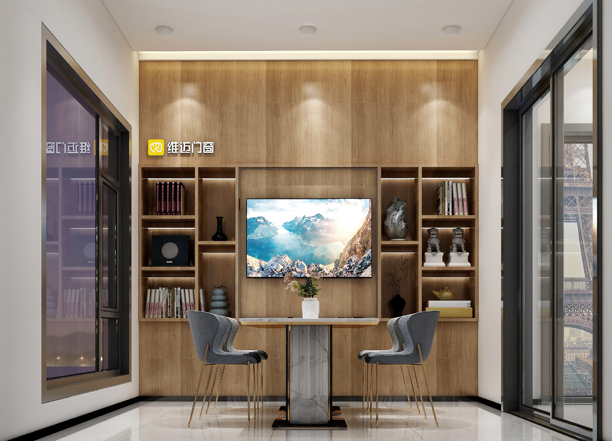 廣州展廳設(shè)計(jì)公司唯邁門窗-店鋪設(shè)計(jì)